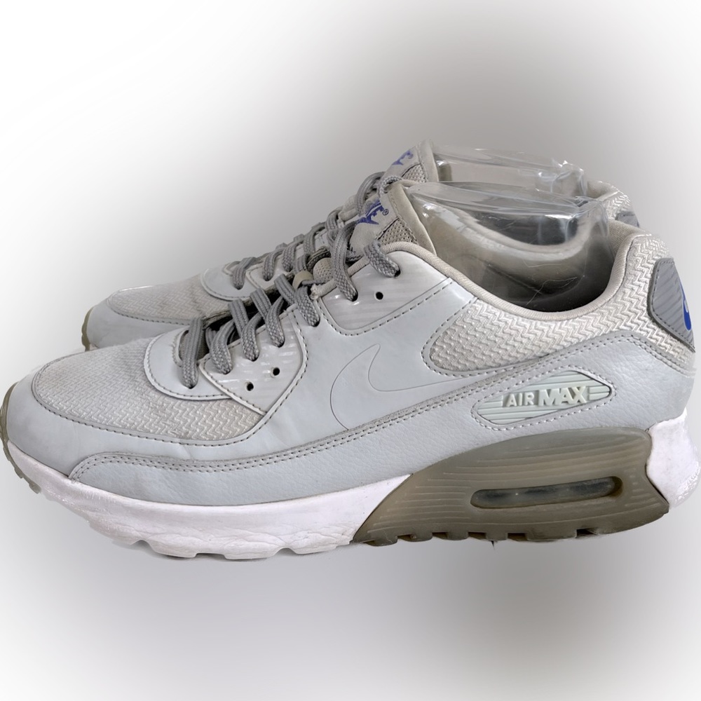 Nike Women's Air Max 90 Ultra Essential Pure Platinum Stealth 724981-008 Sz 8.5